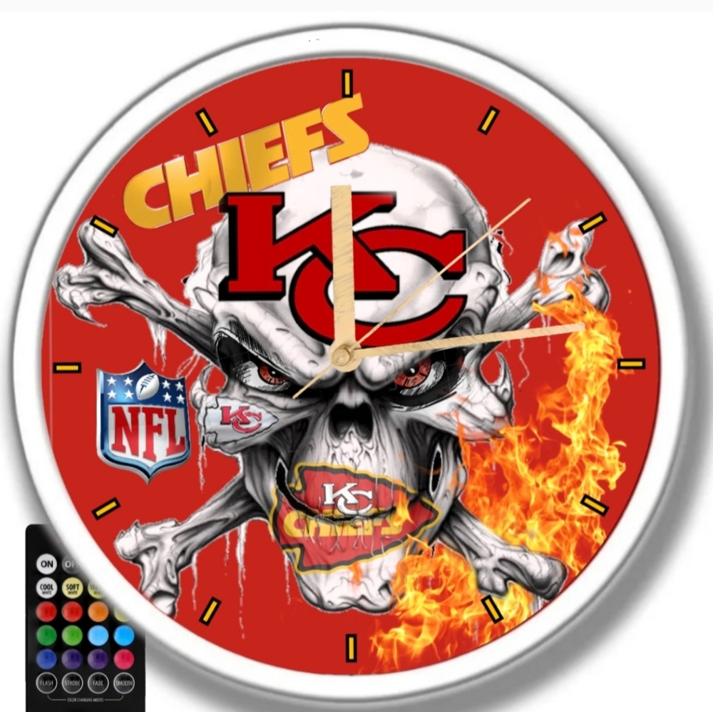 KC chiefs football clock